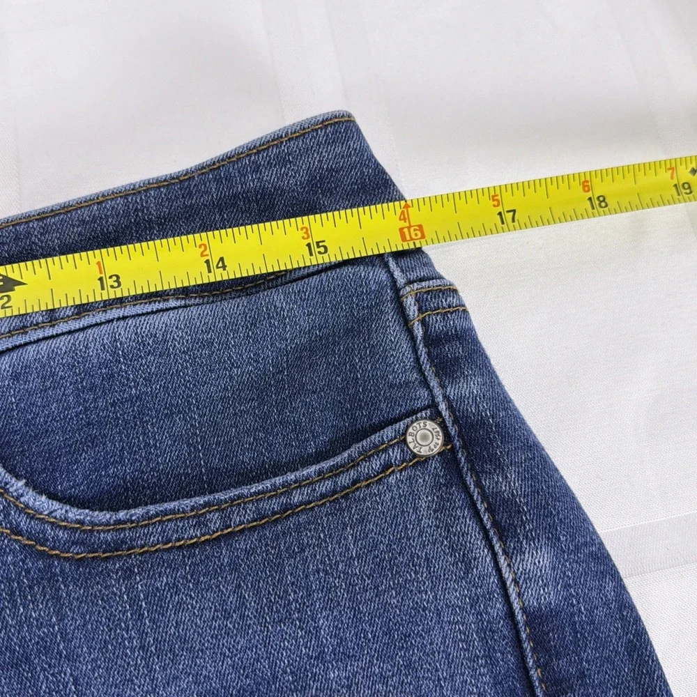 Talbots Slim Ankle Jeans Women's Size 8 Straight Leg Medium Wash Stretch